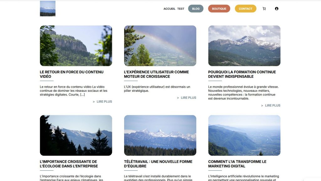 Création de blog sous WordPress
